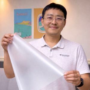 주문재단  무점착 창문 유리시트지 반투명 베란다 잘떨어지는 잘떼지는안개시트지