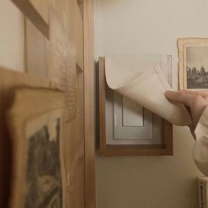 우드 보일러 스위치 가리개 더러운벽 커버 패브릭 S M