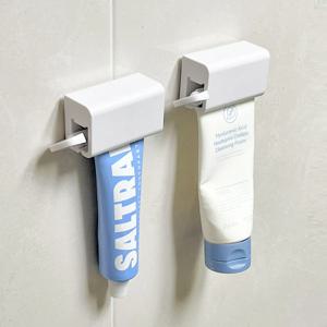 1+1 고급 공중부양 자석 치약짜개 디스펜서 무타공 튜브링거 알뜰 탈부착 튜브 치약걸이