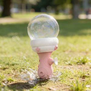 투명 물총 워터건 핑크 워터 밤물놀이 물총 장난감 캠핑 바닷가 축제