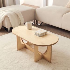 국산 원목 친환경 소파테이블 거실 사이드 ARCH TABLE 800