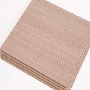 오크무늬 합판 레드 컬러MDF 3T 양면필름코팅 주문제작 재단 100x100