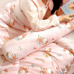 산리오캐릭터즈 헬로키티 원형바디필로우 뉴리본