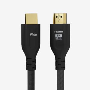 PX212B HDMI 2.1 케이블 나일론 브레이드