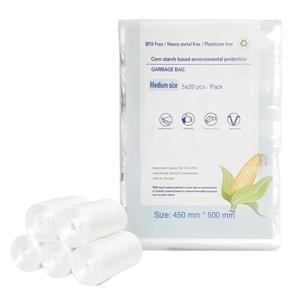 생분해성 옥수수전분 다용도 일회용 봉투 100매