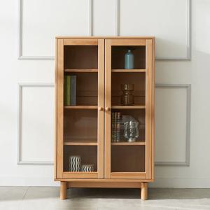 [리퍼] 비치스 원목 유리장식장