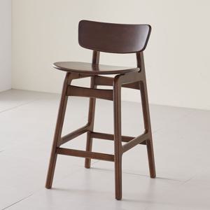 [리퍼] 스타 원목 바 의자