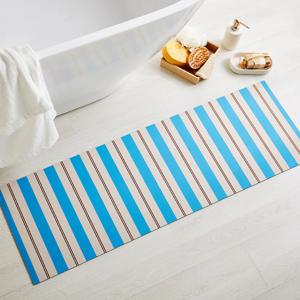 프렌치 스트라이프 규조토 주방매트 BLUE 40x120