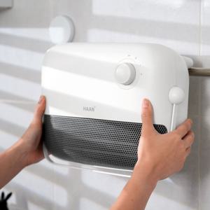 PTC 욕실 온풍기 초저소음 무타공 벽걸이 화장실 전기히터 HA-MP500C