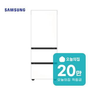 [렌탈] 비스포크 3도어 키친핏 김치냉장고 313L (새틴화이트) RQ33DB7411W6