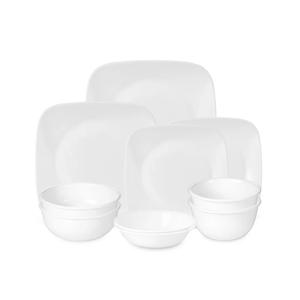 저스트화이트 한국형 2인 10P 사각 홈세트