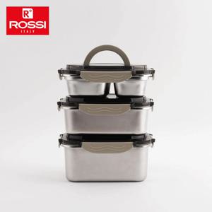 렌지스텐 무연마제 전자렌지사용 밀폐용기 3종2호세트