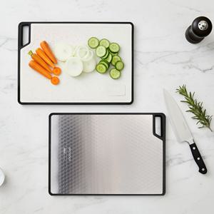 위생적인 향균 스텐 304 양면 도마 / 주방 이유식 도마