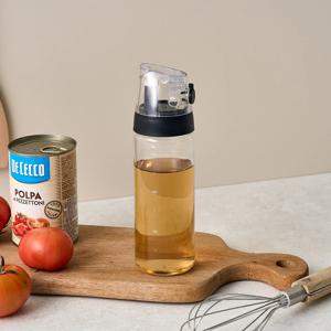 잠금이 가능한 자동개폐 유리 오일병 350ml