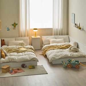 런칭기념 쿠폰가 146,780원 / 디노 저상형침대 패밀리형 침대프레임 SS/Q 매트선택