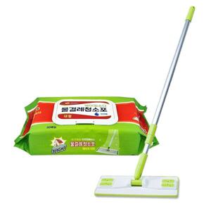 다용도 밀대+대형 물겔레청소포 30매 세트