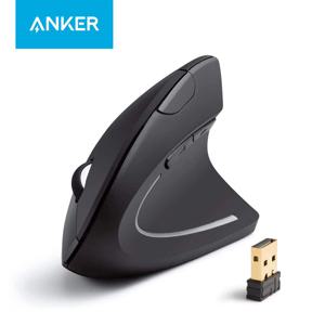 인체공학 버티컬 무선마우스 블랙 A7852