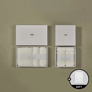 40수 수피마 타월 더 호텔 룸(핸드2,페이스4,배스1) 기프트 세트 + 배스매트 사은품