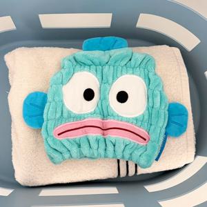 산리오 한교동 교동이 머리 헤어 캡 샤워 타월 타올