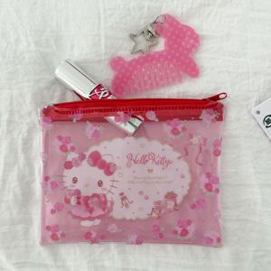 산리오 플라워 투명 PVC 랜덤 미니 파우치 키티 한교동 마이멜로디