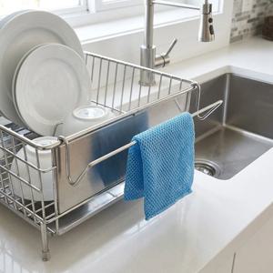 주방 스텐 무타공 행주 수건 고무장갑 걸이 거치대 홀더 수세미 행주걸이