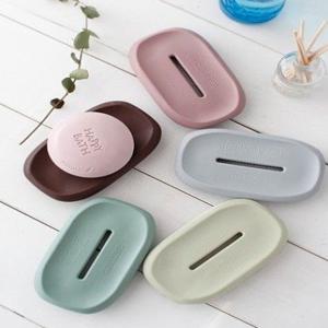 파스텔 뽀송 실리콘 비누받침 5color