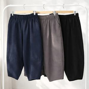 1+1+1 3종SET 여름 항아리팬츠 밴딩바지 린넨감성 절개패턴 편안한 7부바지 빅사이즈