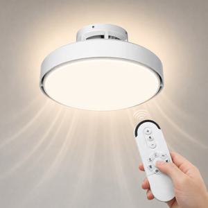 날개없는 LED 실링팬 천장형 선풍기 조명겸용 BLDC 저소음 60W 리모컨포함