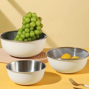스테인리스 믹싱볼 채반 보울 3종 세트