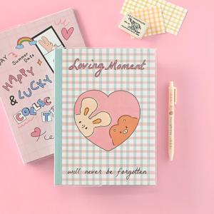 A5 6공 하드 커버 바인더 PVC 커버 2P SET