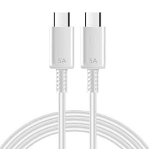 C to C타입 PD 45W 고속충전 케이블 5A 데이터선 화이트
