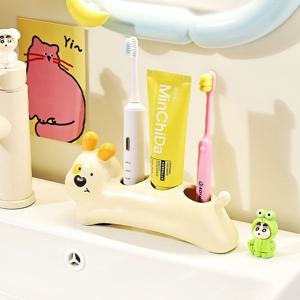 [해외] 귀여운 강아지 세라믹 칫솔꽂이 칫솔 치약 거치대 칫솔통 인테리어 소품
