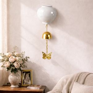 대박아트 집안행운가득 달항아리 문종 도어벨