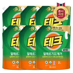 테크 알레르기 원인 제거 리필 2L x 6개 일반
