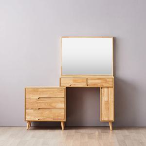위너 제이 원목 확장형 수납 화장대+거울세트