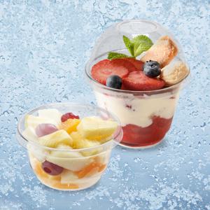 카페 요거트 미니빙수 포장 페트컵+무타공 뚜껑 92파이 100세트