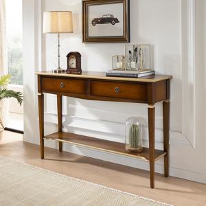 라운드 엔틱 원목 화장대 현관 콘솔장