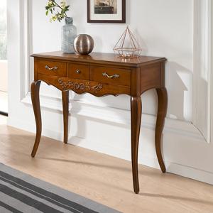 오르세 엔틱 서랍 원목 화장대 콘솔장