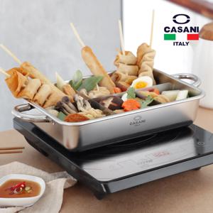 인덕션 디바이더 스텐 사각 전골냄비 40cm