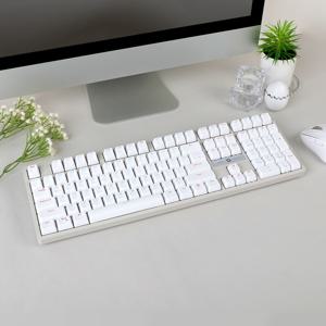 CK580 교체축 게이밍 기계식 키보드 그레이핑크&화이트 (청축/적축/갈축)