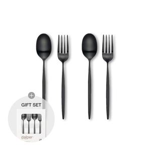 코스모스 매트 디저트 커트러리 2인세트