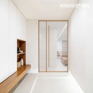 초슬림 양방향 패브릭 스윙도어 중문시공-비대칭 1050~1500