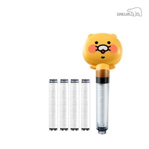 대림 디클린 카카오 샤워기(춘식이) + 항균 필터(4개)