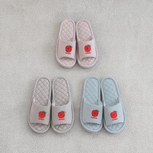 토마토 포근 거실화 4color 실내화 룸슈즈 층간소음 컬러 스트라이프 슬리퍼