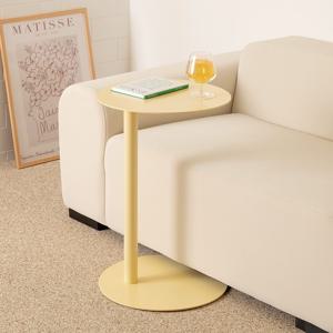 로엔 철제 원형 사이드 소파 테이블 협탁 3 color