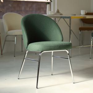 베리프 부클레 패브릭 인테리어 의자 안락 양털 디자인 카페 원룸 라운지 3colors