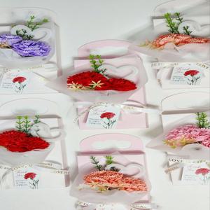 카네이션 플라워 꽃다발 용돈박스 어버이날 스승의날 부모님 비누꽃 선생님 코랄핑크