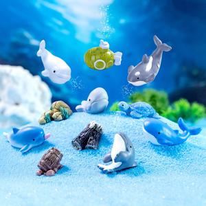 테라리움 어항꾸미기 고래 피규어 11종세트