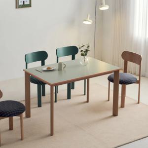 클로드 스틸 4인 LPM 테이블 1200 올리브