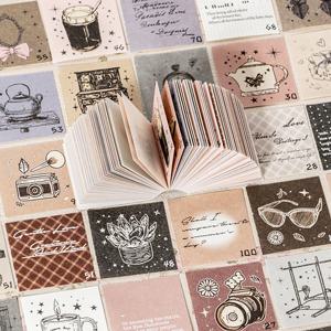 빈티지 미니 그림 다꾸 배경지 책 종이 메모지 다이어리 꾸미기